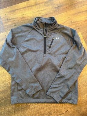 Cinch Men's Half-Zip Pullover - Charcoal Gray